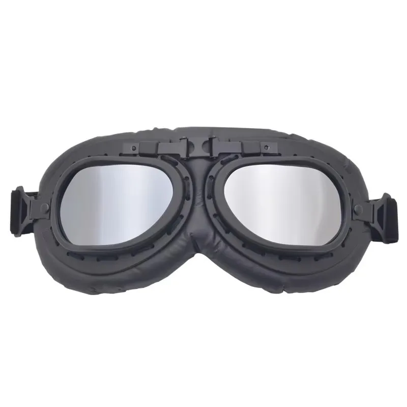 Motorcycle Goggles Glasses Motor Bike Pilot Steampunk Vintage Helmet Cycling Ski Retro Sunglasses