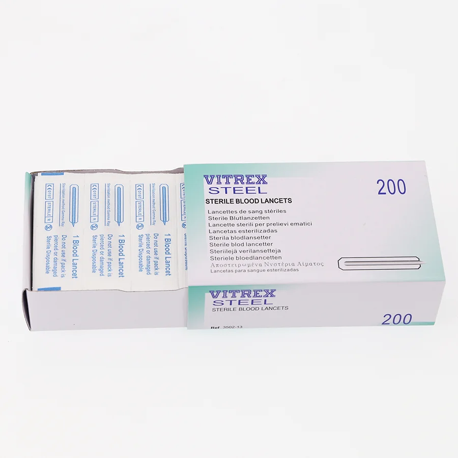 Stainless Steel Safety Lancet Blood Lancets Disposable Lancets Blood