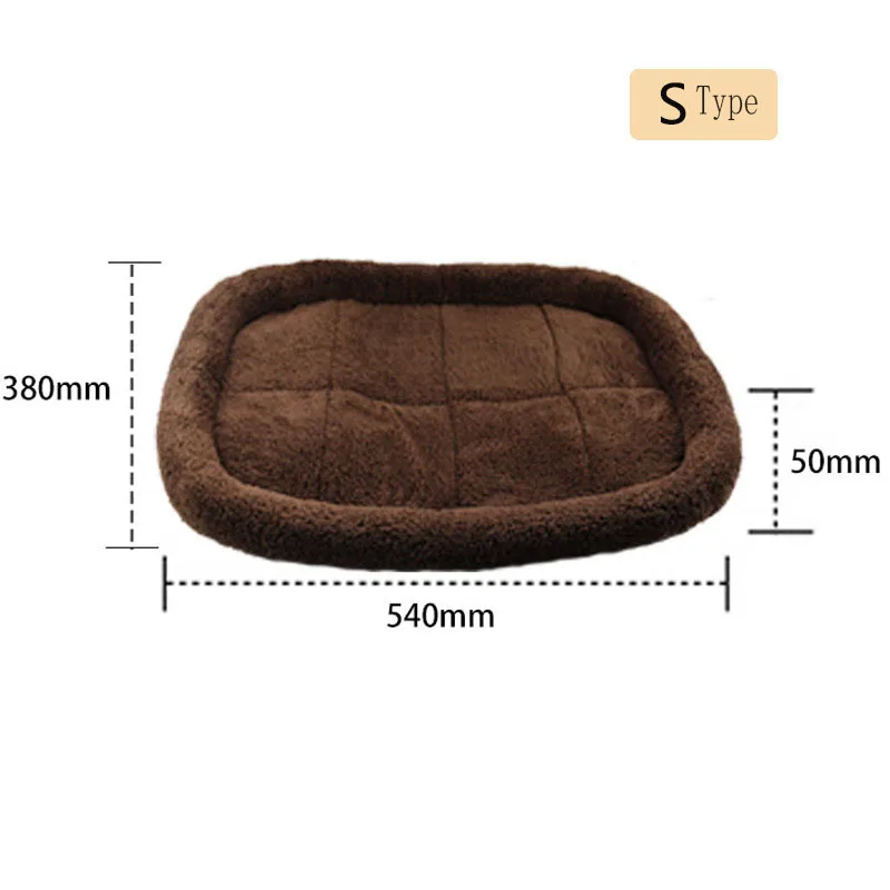 Soft Dog Bed Washable Anti-slip Warm Pet Bed Mattress For Dogs And  Cat Sleeping