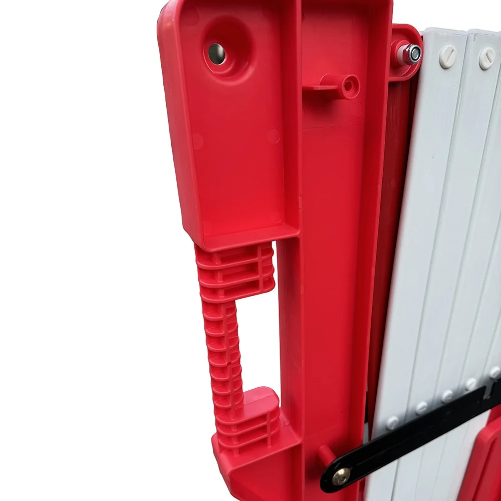 Portable Construction PVC Fence Isolation Belt Movable Plastic Folding Guardrail Telescopic Water-Filled Steel Traffic Barriers
