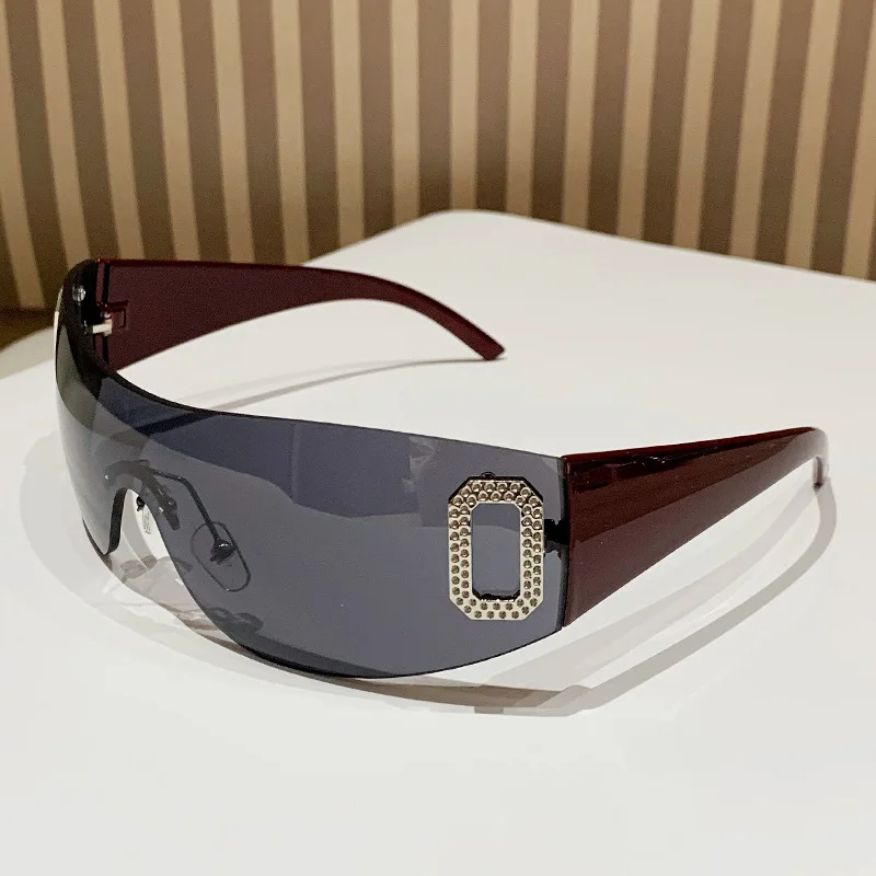 81043  2023 New Y2k Fashion Net Red Sunglasses Personalized Sunglasses Female Concave Shape