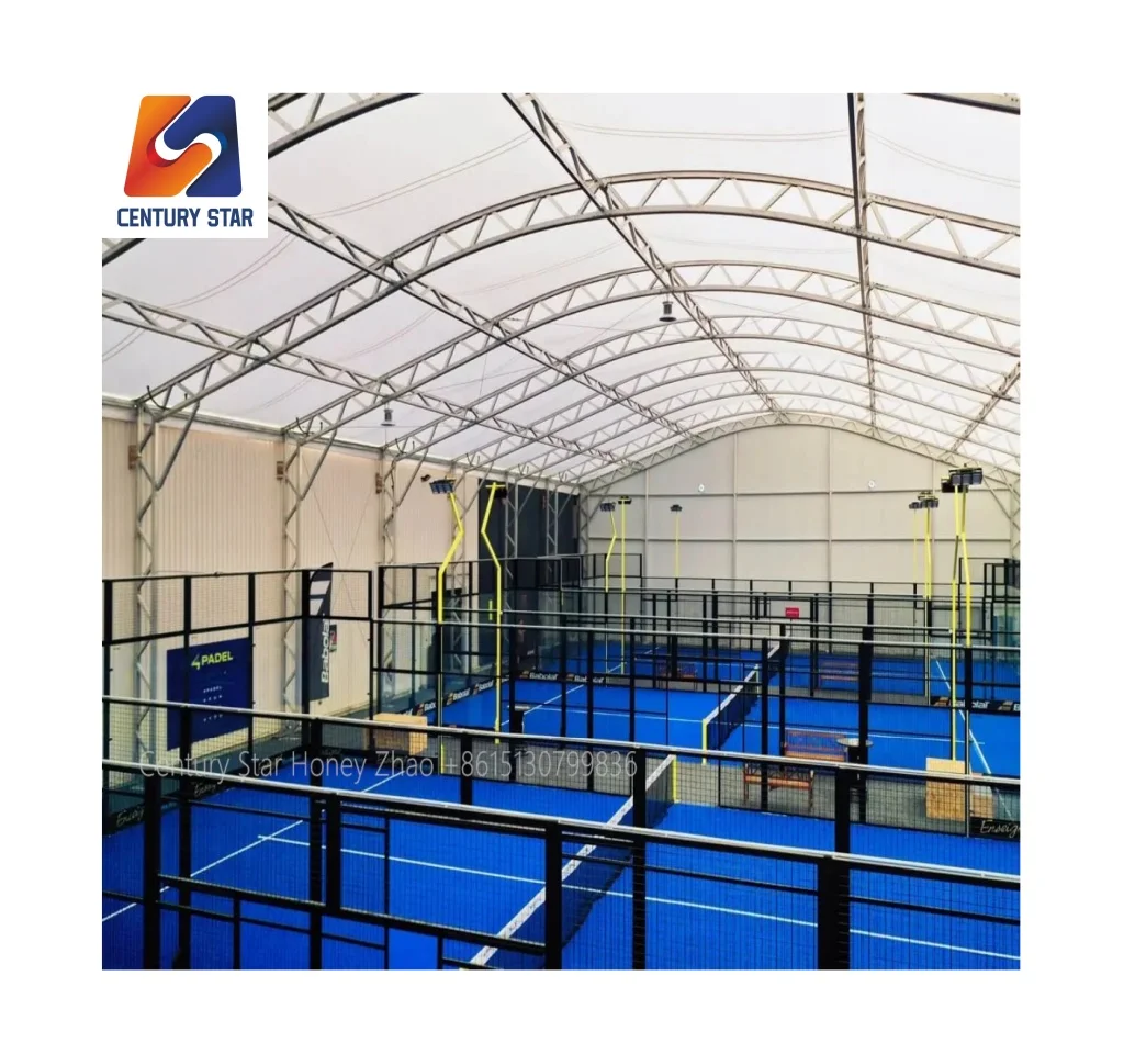 2024 новый дизайн панорамный Теннисный корт теннисный крыша с крышей профессиональные корты