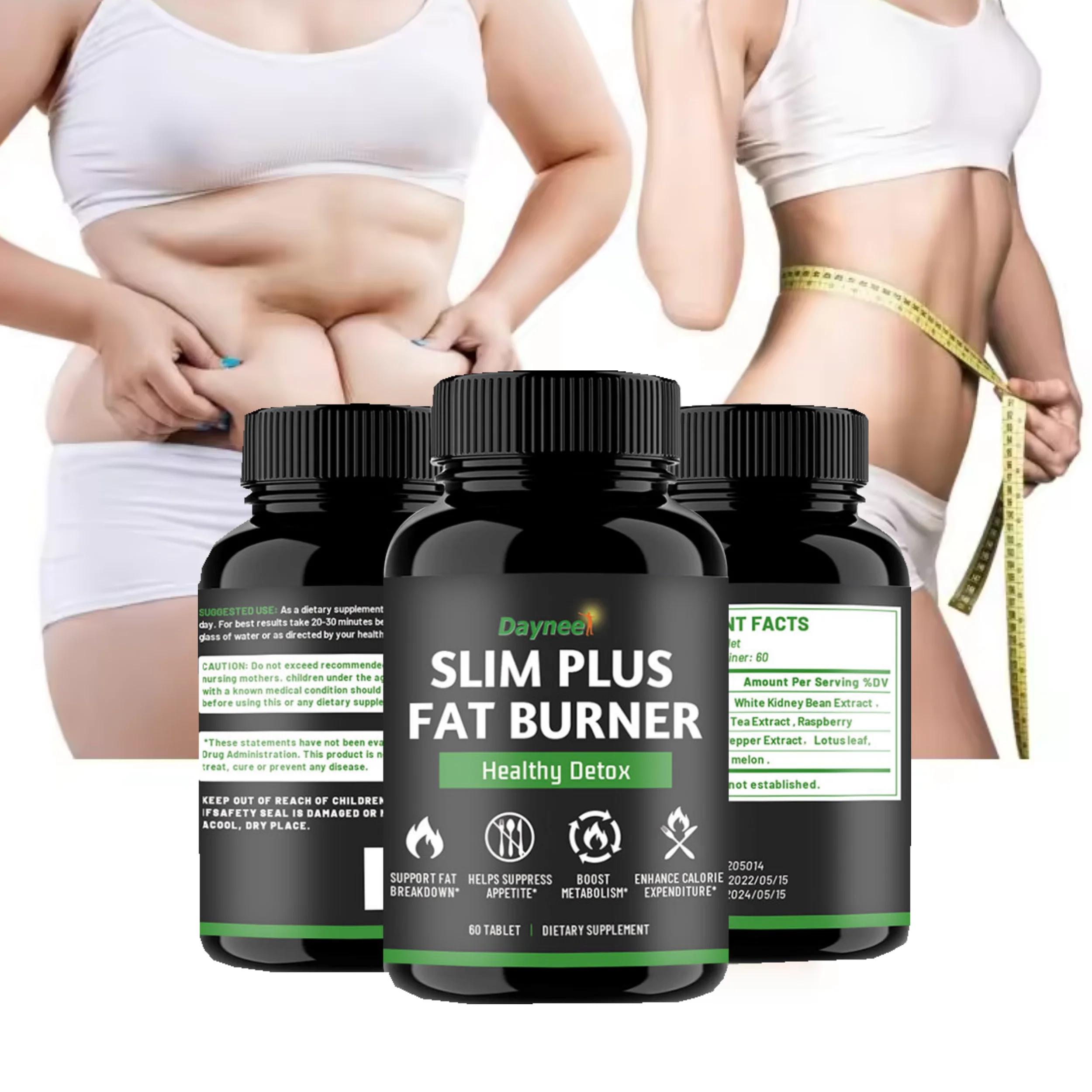 Factory Direct Natural Herbal Diet Pills Fast Burning Fat Loss Pills Detox Slim Plus Tablets