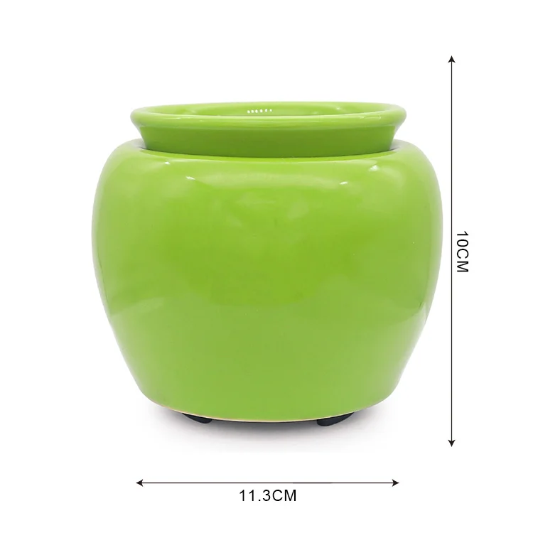 electric aromatherapy wax warmer essential oil burner ceramic hot plate wax melt warmer aroma censer candle jar warmer