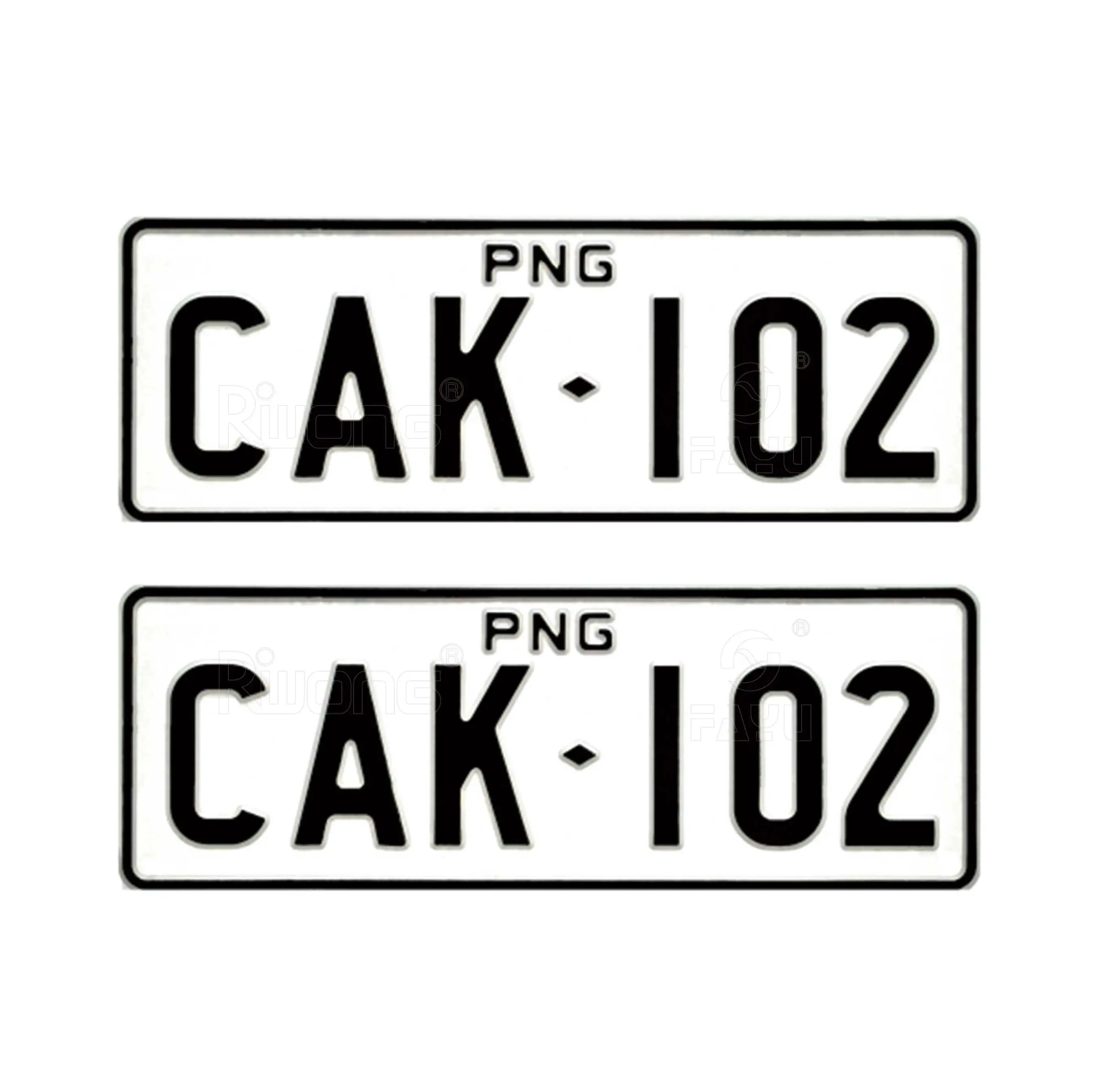 Papua New Guinea vehicle PNG number plates