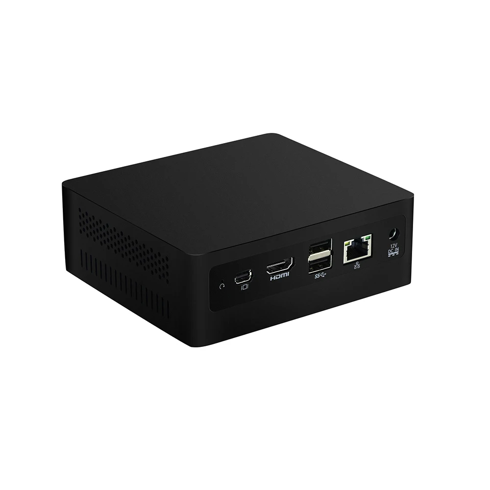  Дешевый безвентиляторный мини ITX ПК windows10 Intel J1900 J4105 8250U настольный