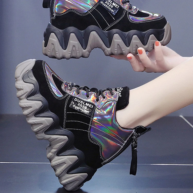 Designer Shoes Women Famous Brands Woman Shoes New Arrivals 2022 Height Increase Elevator Shoes Height Increasing 10cm Sneakers