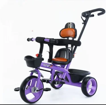 Bicycle Twin bicycle child Double tricycle bicycle baby girl trolley child