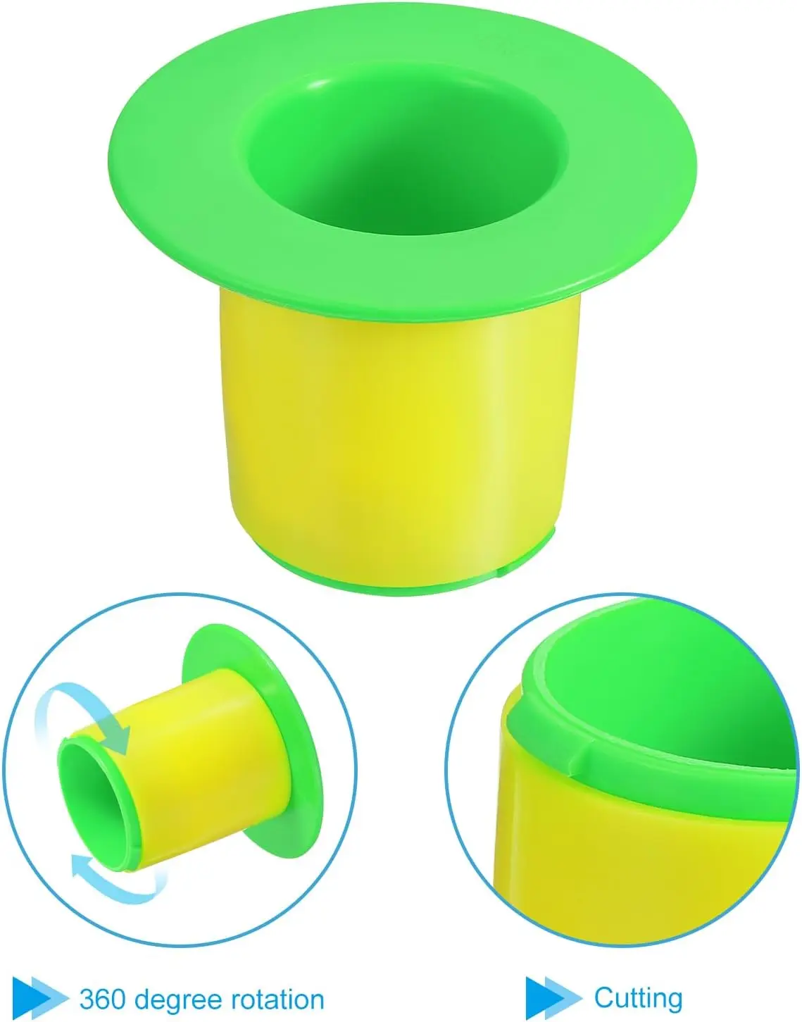 2 Inch Shrink Wrap Handle, 4pcs Stretch Wrap Dispenser Stretch Film Dispenser Plastic Hand for Furniture Wrapping Moving Packing