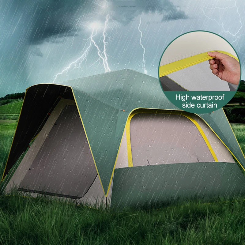 Hot selling professional outdoor camping waterproof automatic retractable tent with custom logo