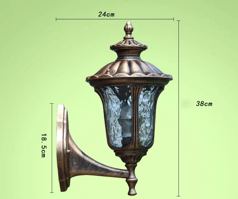 Outdoor Wall lamp Simple Modern New Chinese Waterproof Exterior Wall Garden lamp American Creative Aisle Outdoor Balcony
