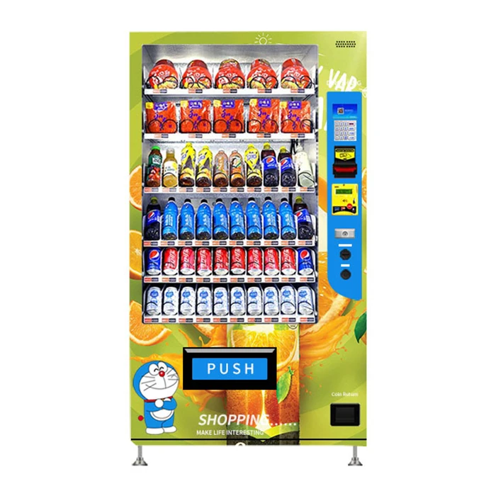 2024 new design automatic  intelligent smart dispenser robotic vending machine drink and snack