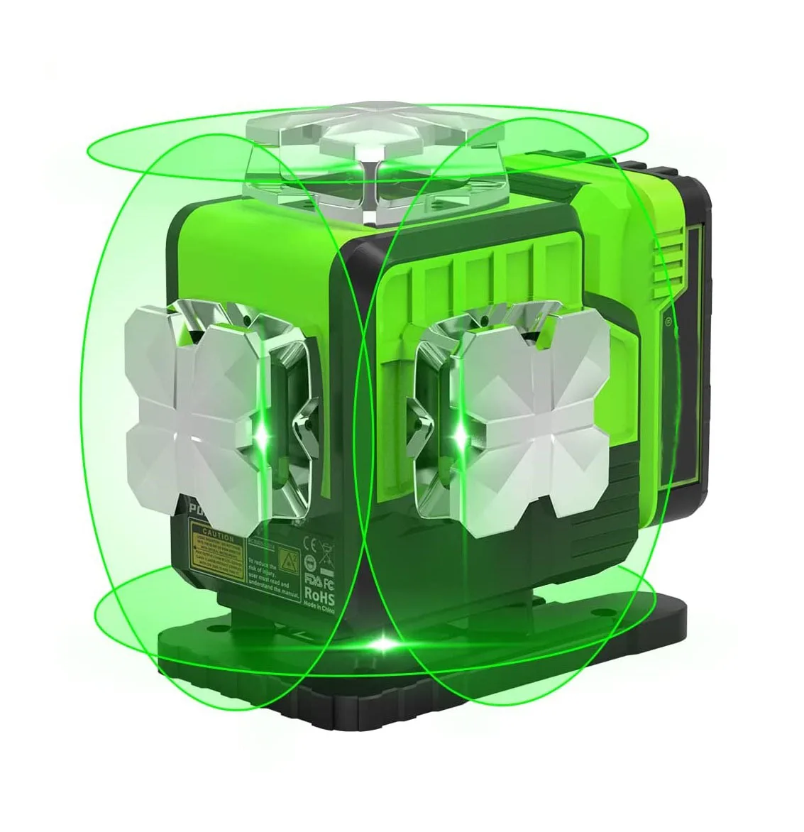 Huepar P04CG Laser Level 4D Laser 360 Green Light For Automatic Construction Out Door Self Leveling Meter Rotary