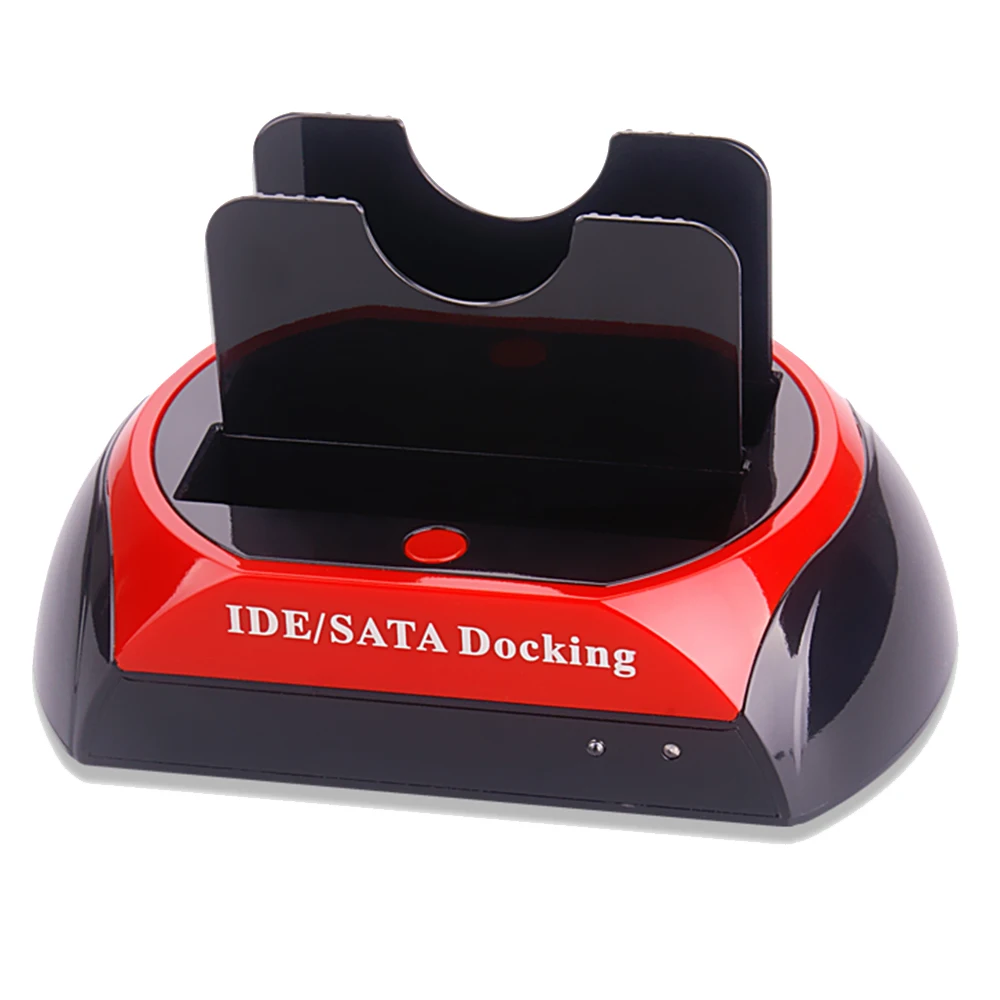 With dual USB2.0 all in one hard drive docking station drive 2.5 / 3.5 inch SAS / IDE hard drive docking station