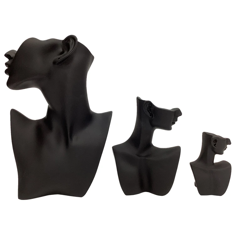 Wholesale Home Decor Earring Stand Display Resin Bust Body Mannequin Jewelry Display for Earrings Necklace Storage