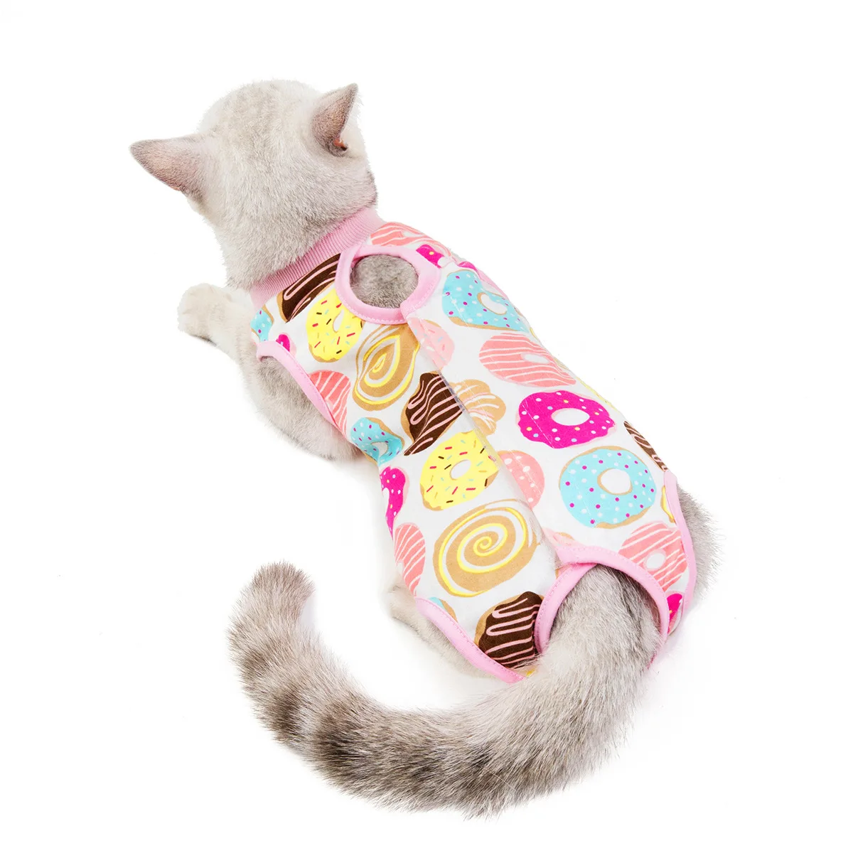 Kitten spay/Neuter kitten postnatal/Spring/Summer kitten scrubbing suit anti-lick weaning