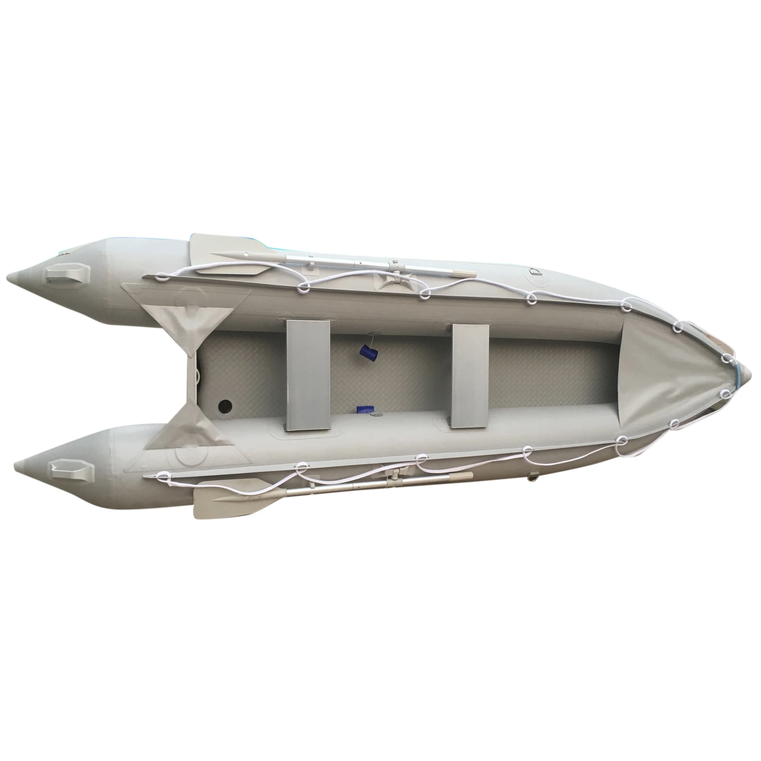 Goethe Goboat GTK370 PVC/Hypalon Inflatable Kayak,2-Passengers Fishing Drifting Raft With Aluminum Boat Seat
