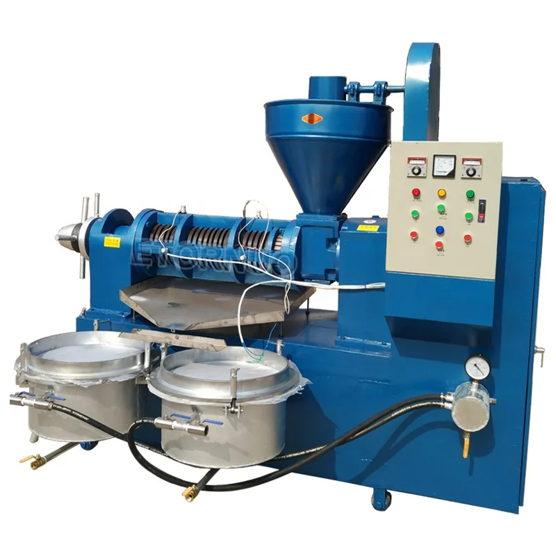 Automatic Screw Cold Press Almond Cotton Mustard Hemp Black Seed Soybean Sunflower Sesame Peanut Palm Coconut Oil Press Machine