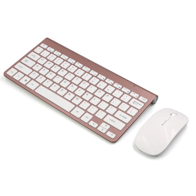 
New Ultra-thin Computer 2.4Ghz Wireless Keyboard Mouse Combos 