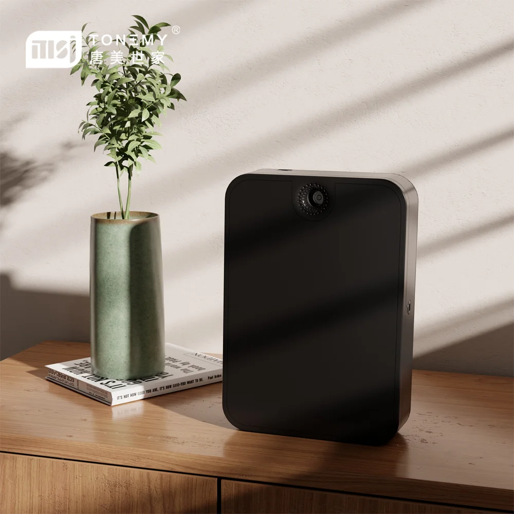 NEW Ultrasonic Aroma Diffuser 300ml Large Bottle Ultrasonic Scent Machine Tonemy Waterless Essential Oil Diffuser for Library