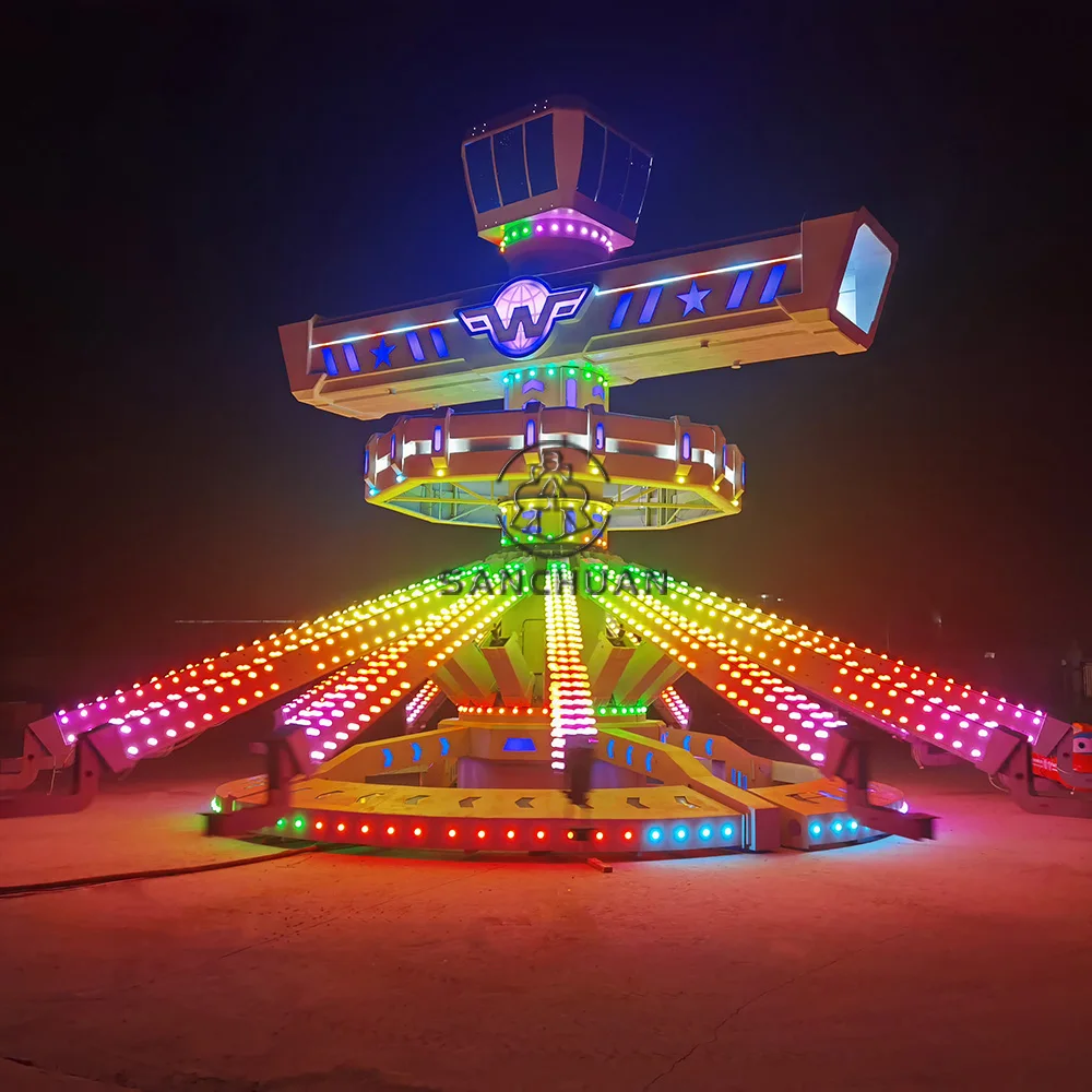 Direct Amusement Rides Manufacturer Other Amusement Park Products Kids Games Mini Flying Car Self Control Plane Ride For Sale