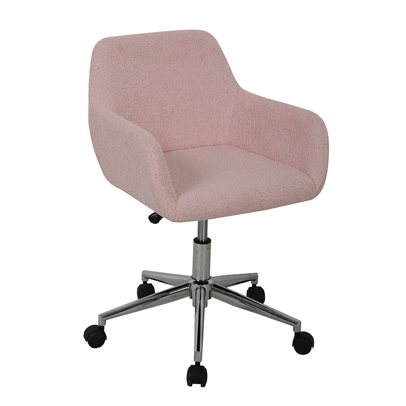 Store hot selling product sillas de oficina rosa beautiful office chair with armrest