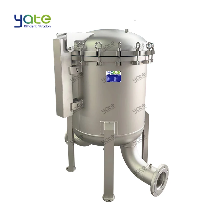 Industrial Textile and paper industry circulating water filtration Stainless Steel 304 multi single Bag Filter Housing