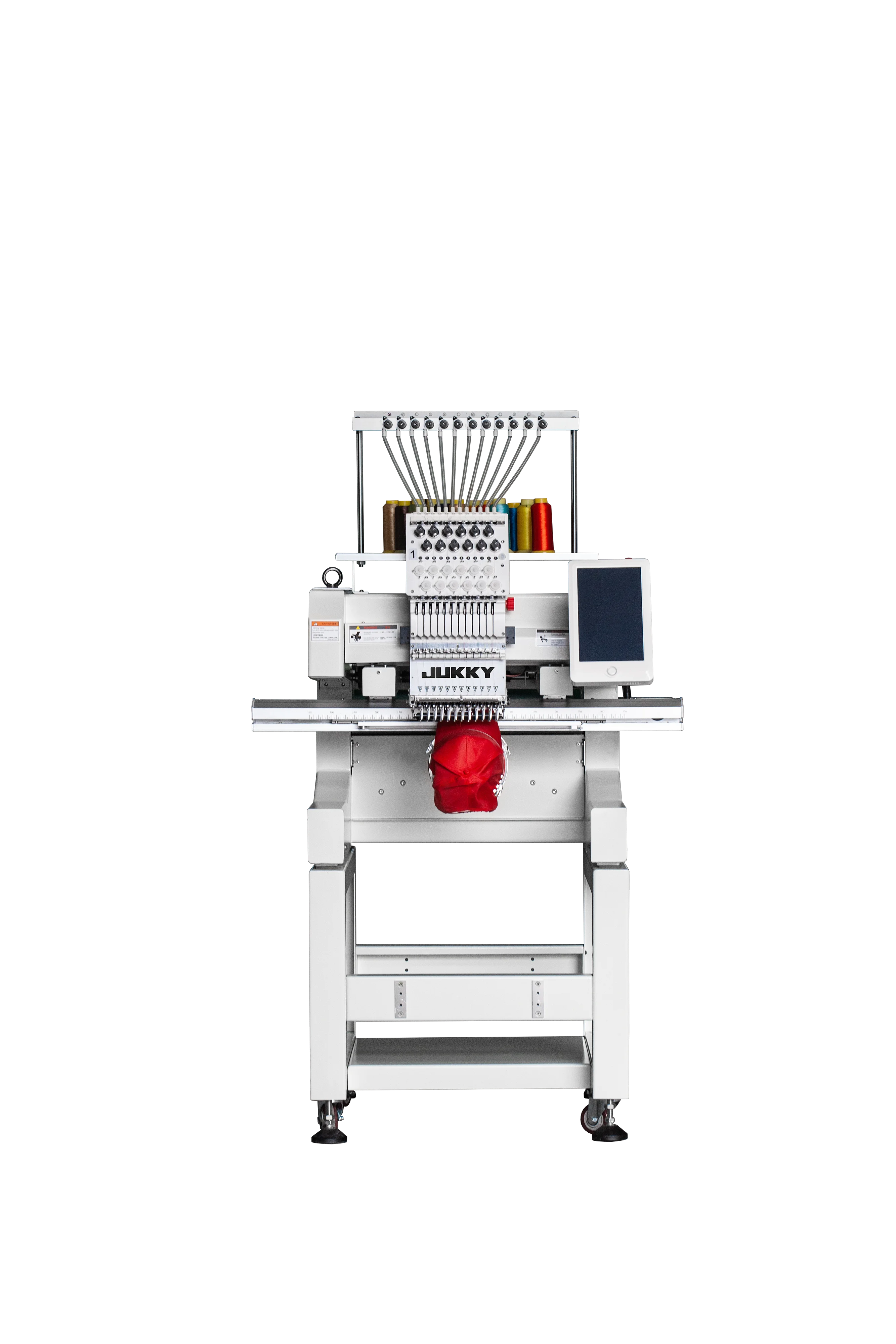 JK 1201 Single-Head Embroidery Machine Big Hoop Frame Set New Model Modern All-in-One Logo Patch Creator Core Motor Included