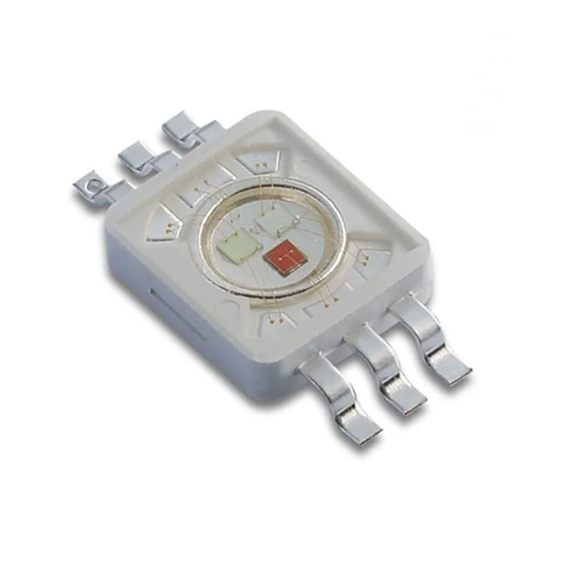 3W 2X3W bi-color yellow and white high power led chip