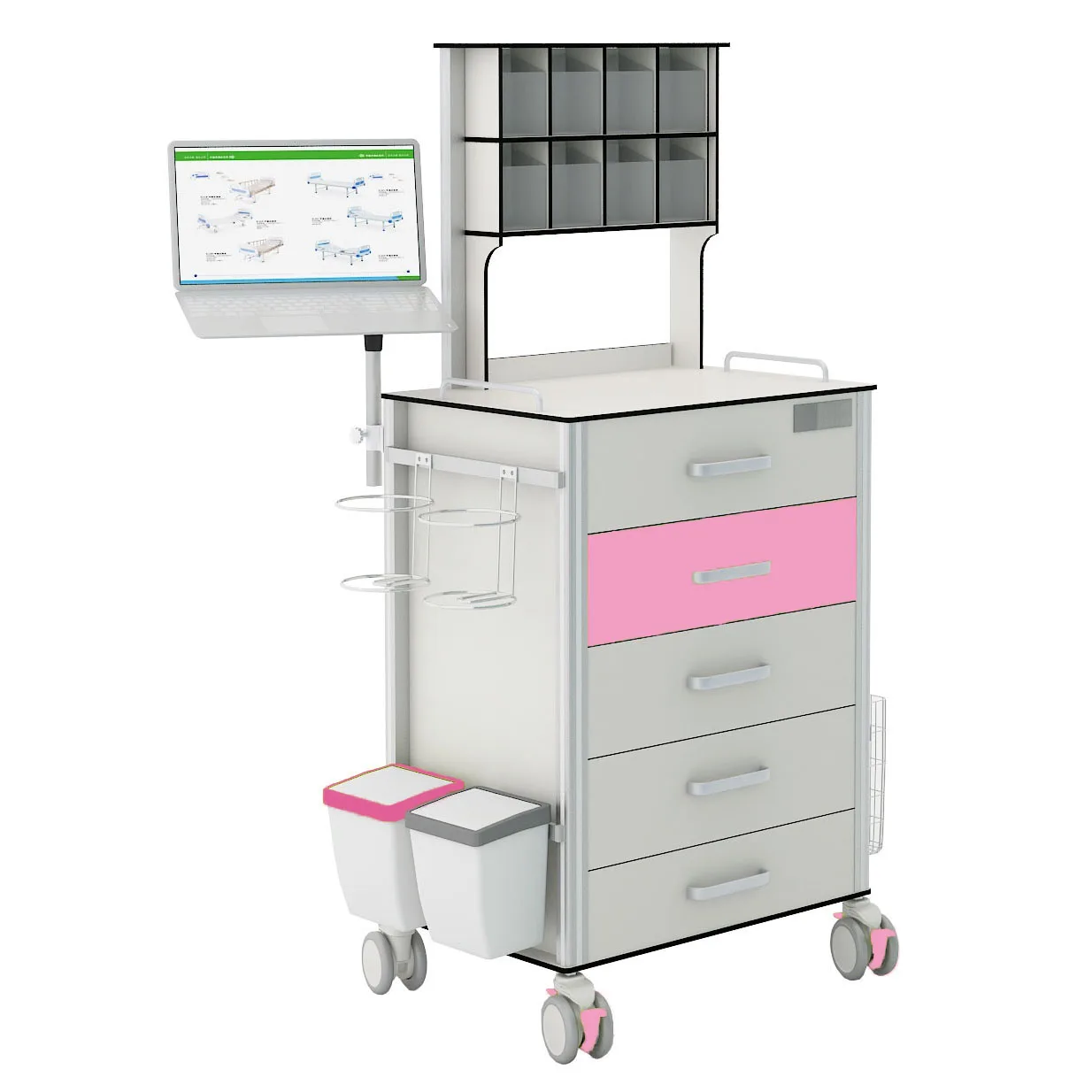 
Hospital Furniture Hospital Cabinets Medical Crash Cart Hospital Trolley Cart With CE ISO certificate Approval 