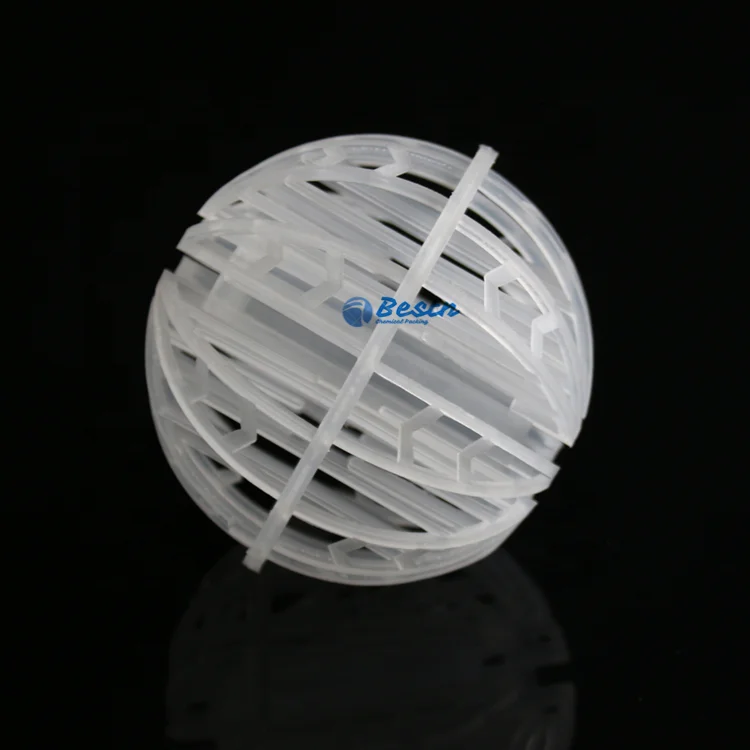 Plastic Polyhedral Hollow ball  tri-pack Ball