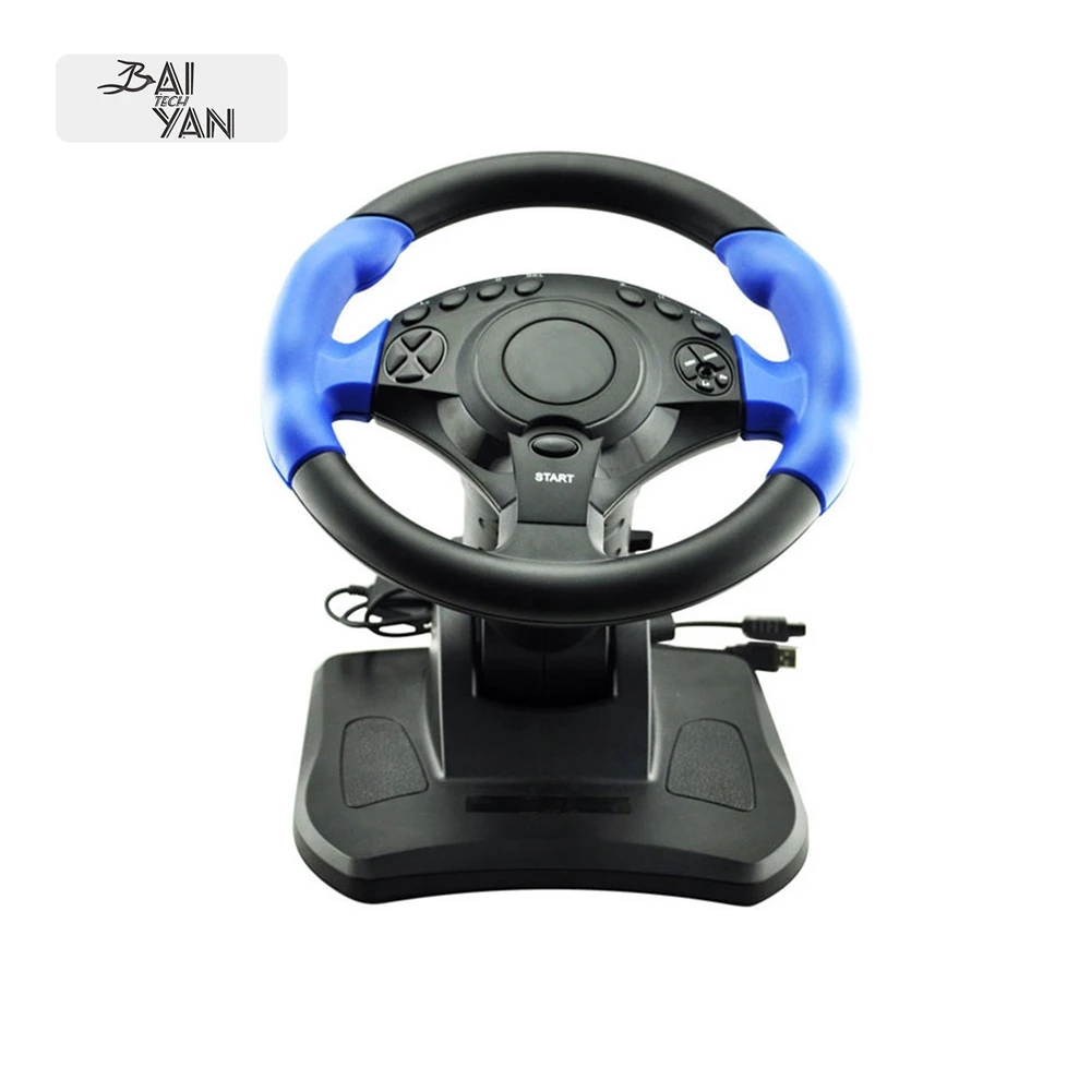  2 in 1 Racing Steering Wheel game joystick For PS2/PS3/USB PC