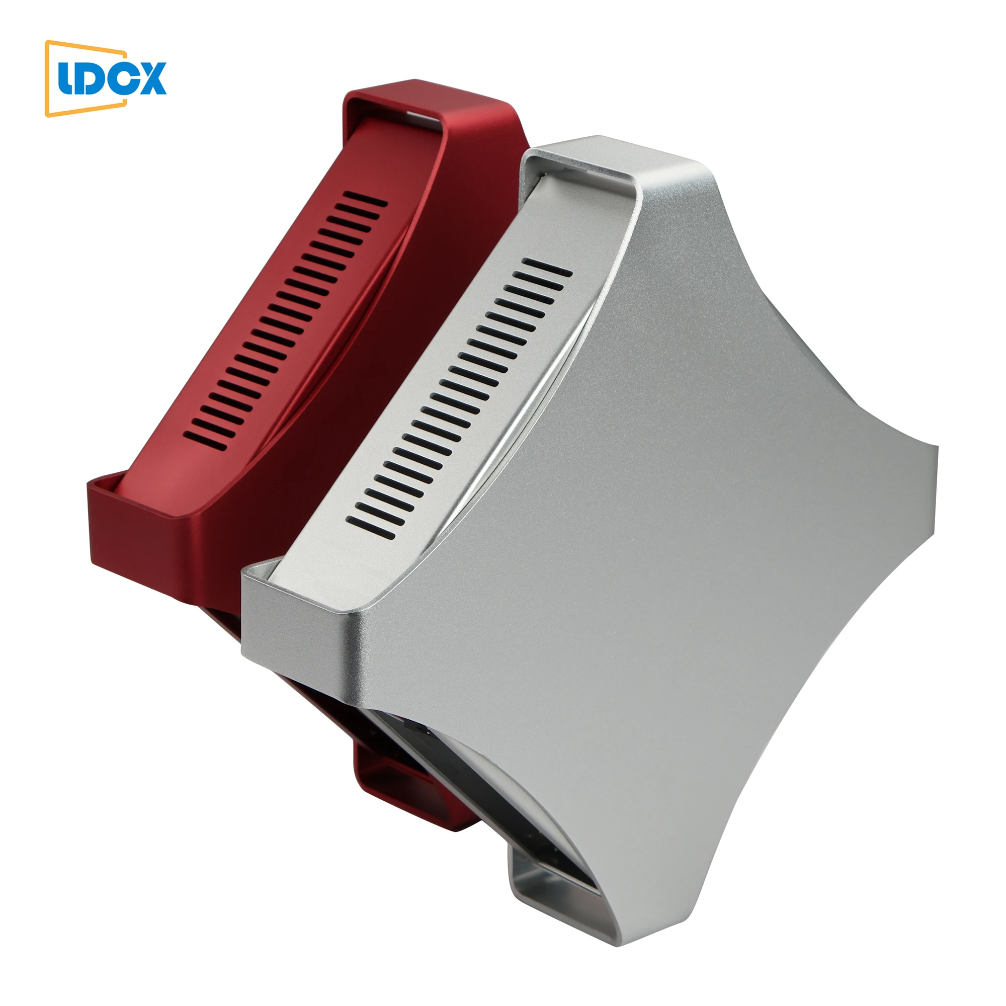 
LDCX X3 pure aluminum special shaped desktop ITX Mini PC computer case 