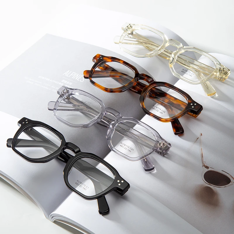 Brands Custom High Quality Fashion Classic Eyeglasses Acetate Optical Glasses Eyeglasses Frames