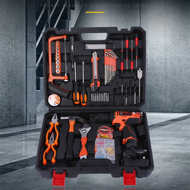 Hardware tool set, combination wrench set, electric tool gift