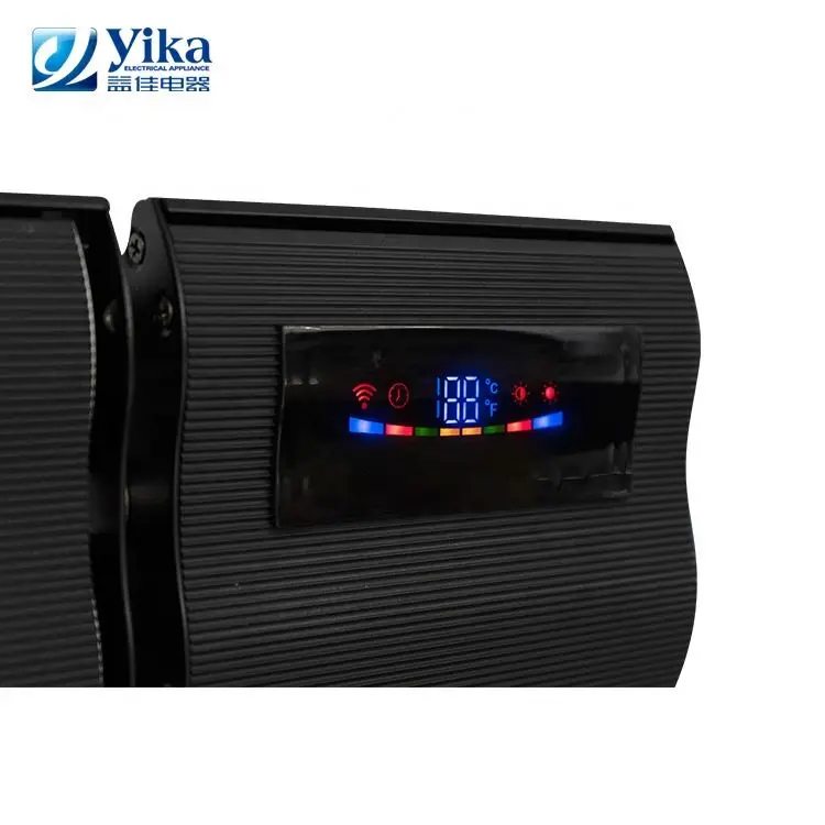 Hot selling stylish 3000W LED display electric radiant heater with remote control