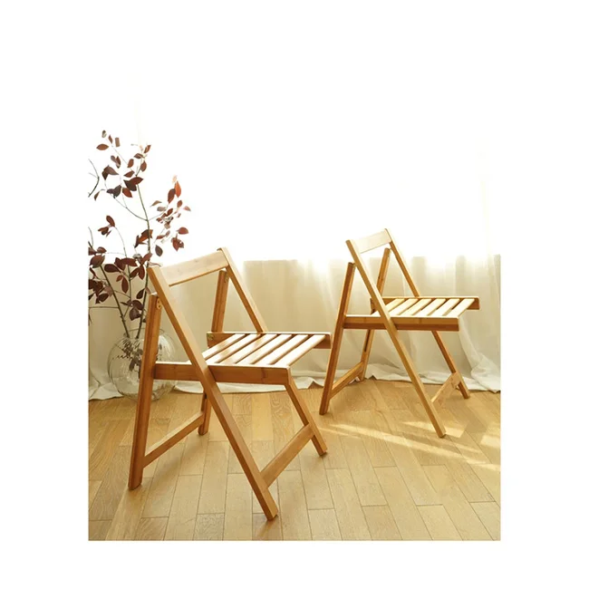
Factory Direct Sales Of High Quality Outdoor Chairs Widely Used Bamboo Folding Chairs 