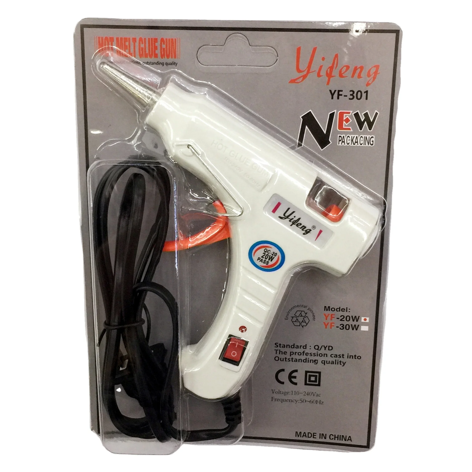 Germany hot selling good quality 20w small glue stick machine hot melt glue gun with switch