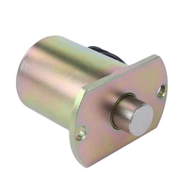 Гидравлические пневматические детали с длинным ходом 20 мм, 25 мм, 12 В, 24 В постоянного тока, трубчатый соленоид нажимного типа