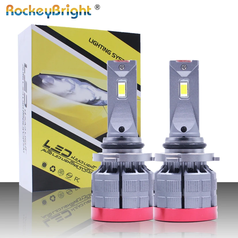 ROCKEYBRIGHT 10000LM 45 Вт автоматическая система освещения F3P светодиодные фары лампы H11 головного света H8 H13 9004 9005 9006 H7 H4 Автомобильные светодиодные фары