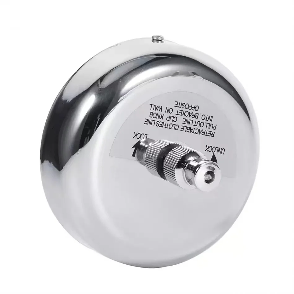 Wall Mounted Roller Washing Line Outdoor Rope Clothesline OEM Organizer Style Clothesline Retractable Stainless Steel Metal