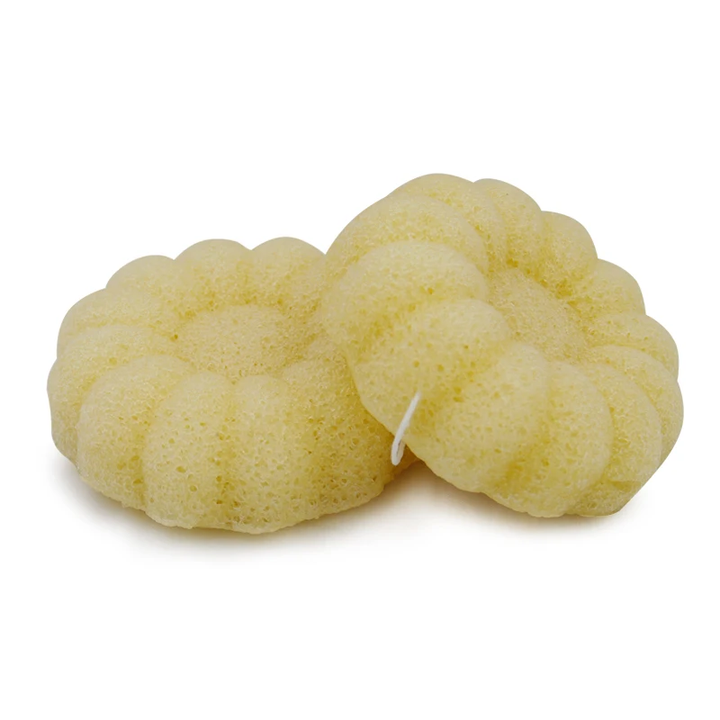 2022 new arrival tiktok hot edible flower shape soap sponge anti bacteria massager brush facial care sponge
