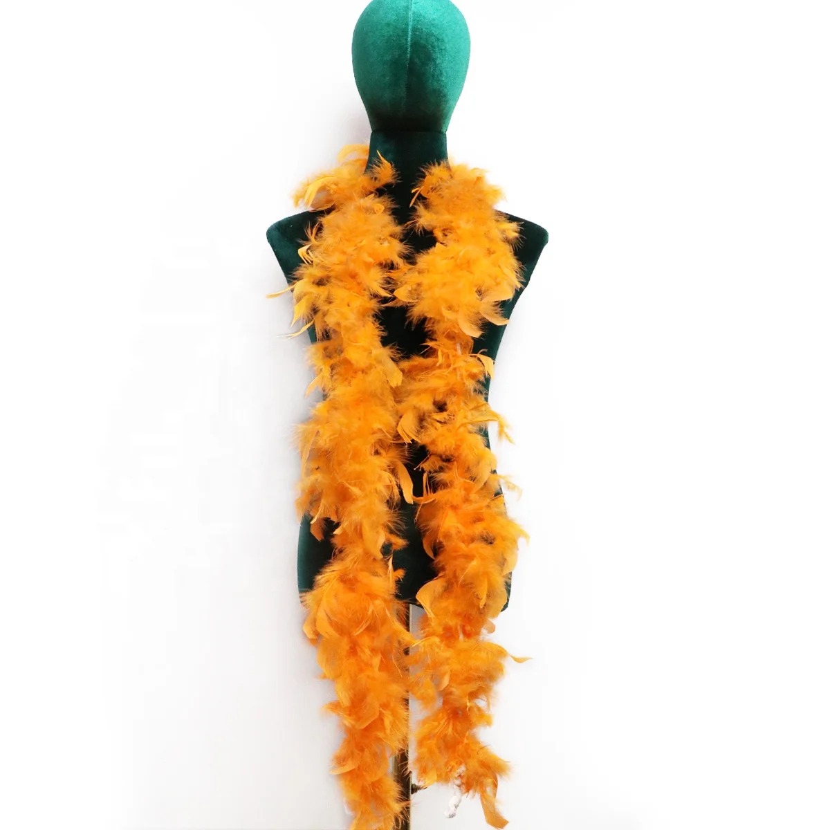 38-40g Decorative Turkey Coral Feather Boa handmade feather boa for Halloween Party