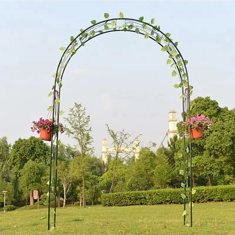 Outdoor metal garden rose arch garden flower decorative