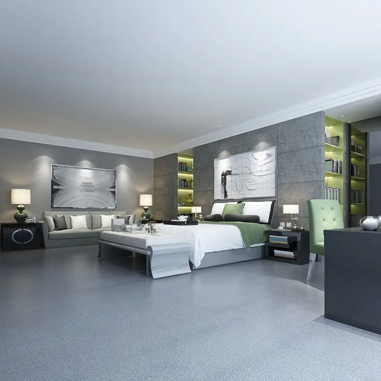 Commercial 4mm linoleum floor sheet roll homogeneous pvc plastic non-slip flooring roll for hospital