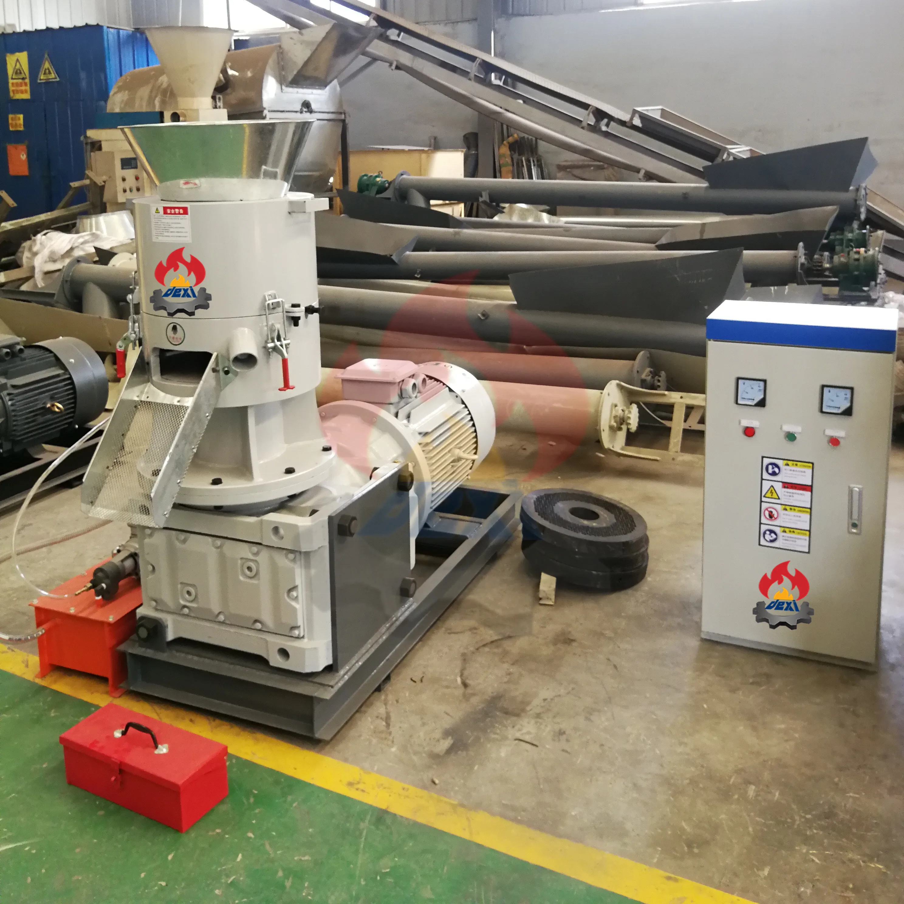 Wood Biomass Pellet Forming Machine Making Maker Suppliers Plant For Heating Burning Burner