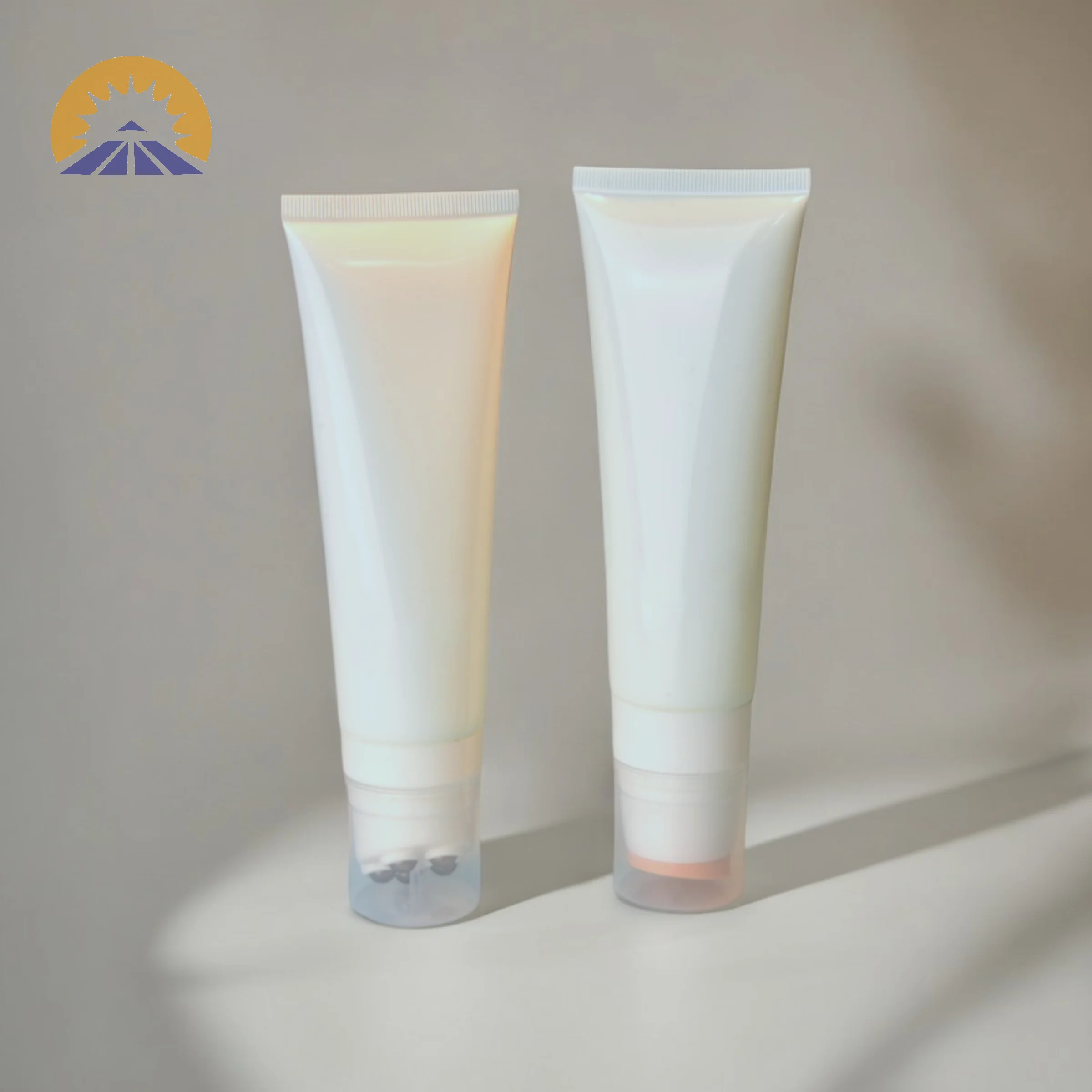 Customized Extruded Plastic Applicator Roller for Cream Massage Ointment Tube Sunscreen Cosmetic Packaging for Makeup Use