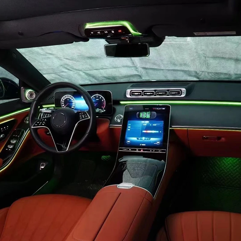 64 цвета светодиодный окружающий свет для Mercedes Benz new S-class W223 2021