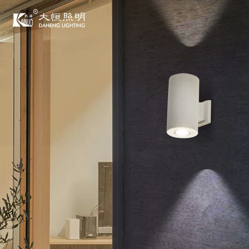 IP65 Waterproof Aluminum 10W*2 Marine Outdoor Wall Lights LED round Shape Bulkhead Light  DHK-9206