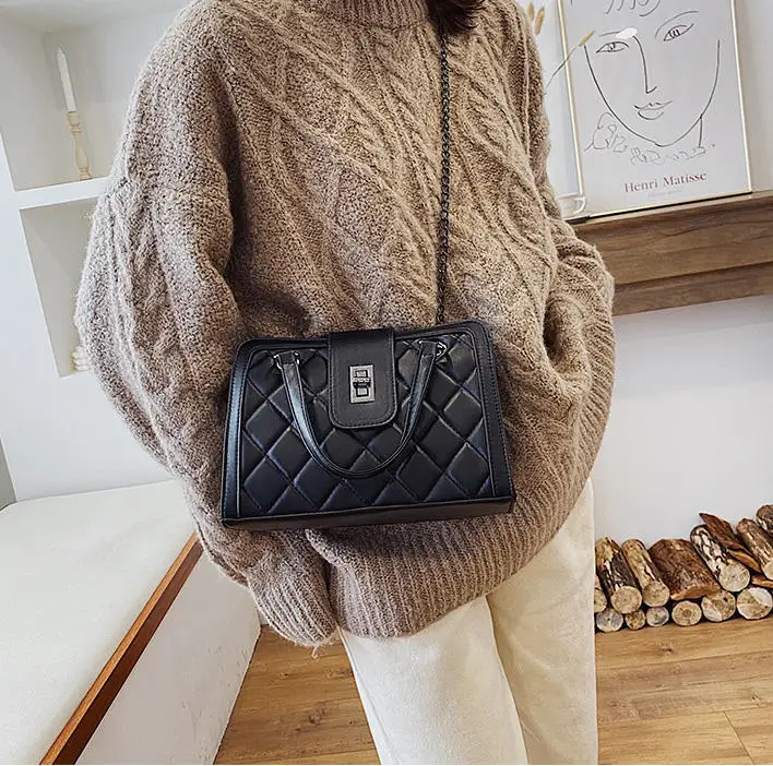 Wholesale Women Shoulder Bag Large Ladies Designer Hand Bags Luxury Handbags For Women Branded Pu Leather Ladies Sling Bag